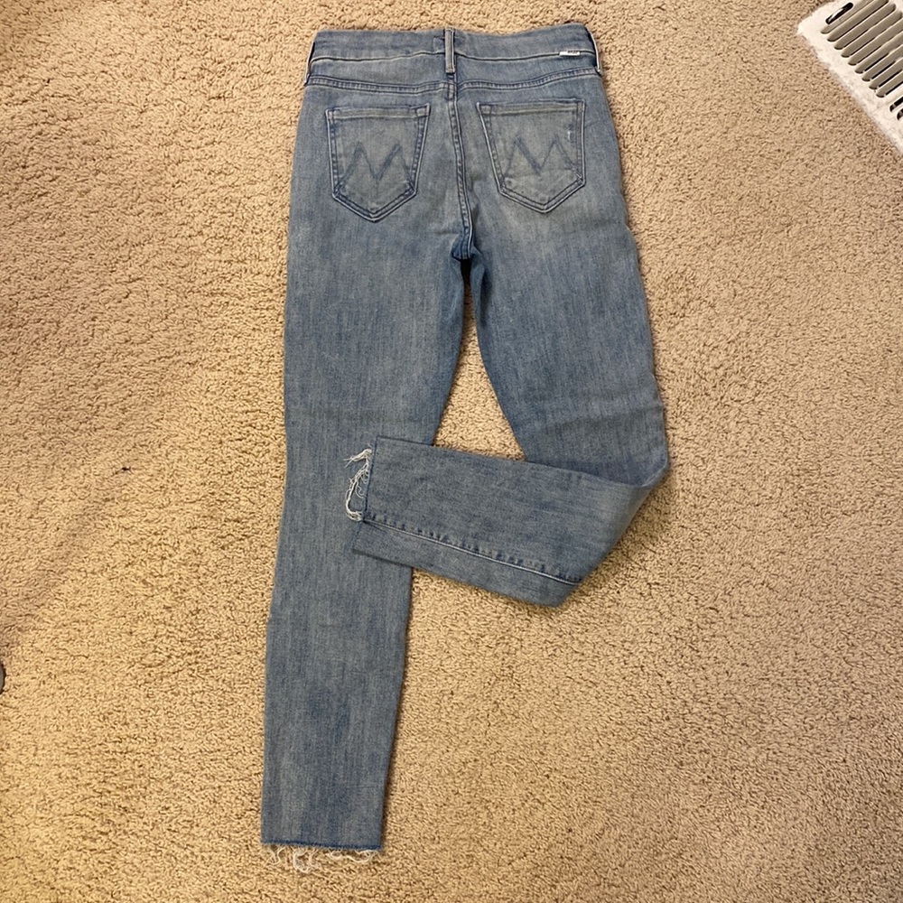 Mother High Waisted Looker Ankle Fray - Picture 2 of 6